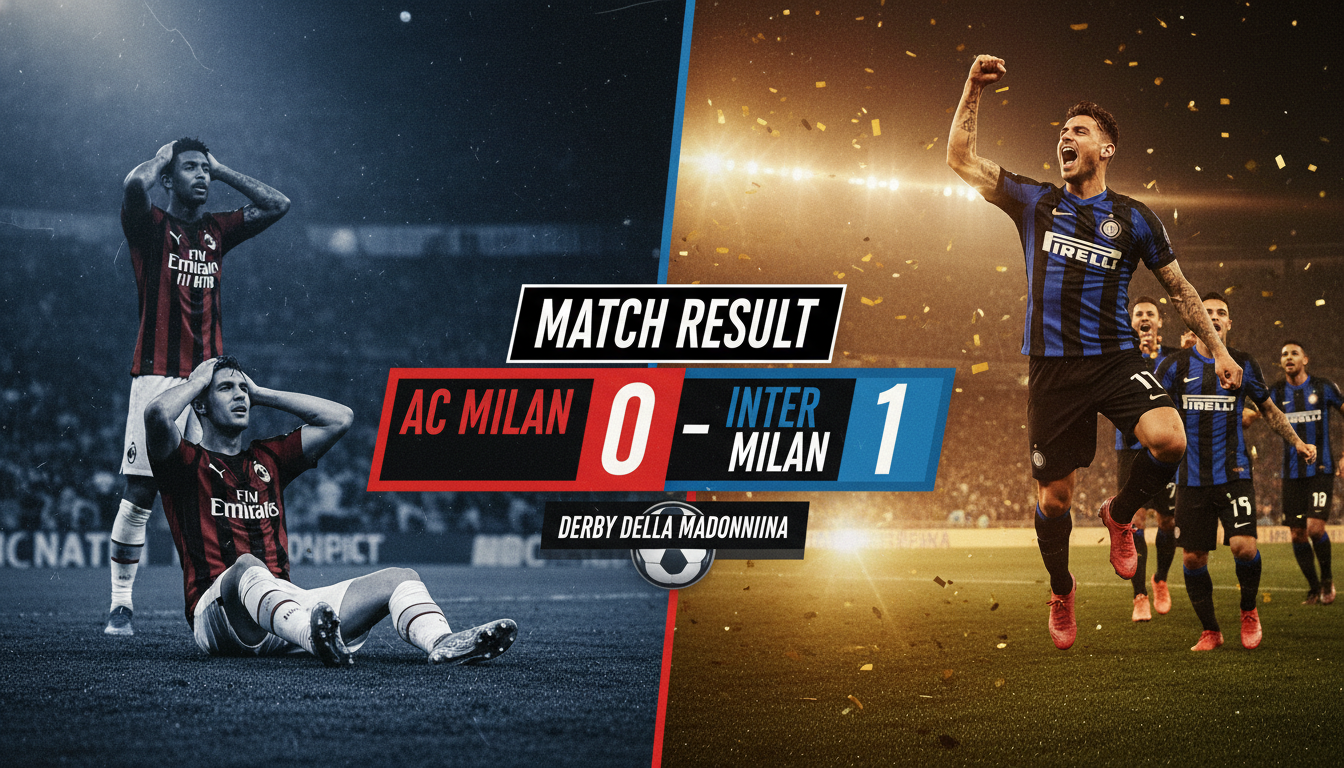 Kết quả AC Milan vs Inter Milan